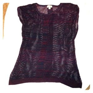 Multi colored knitted shirt